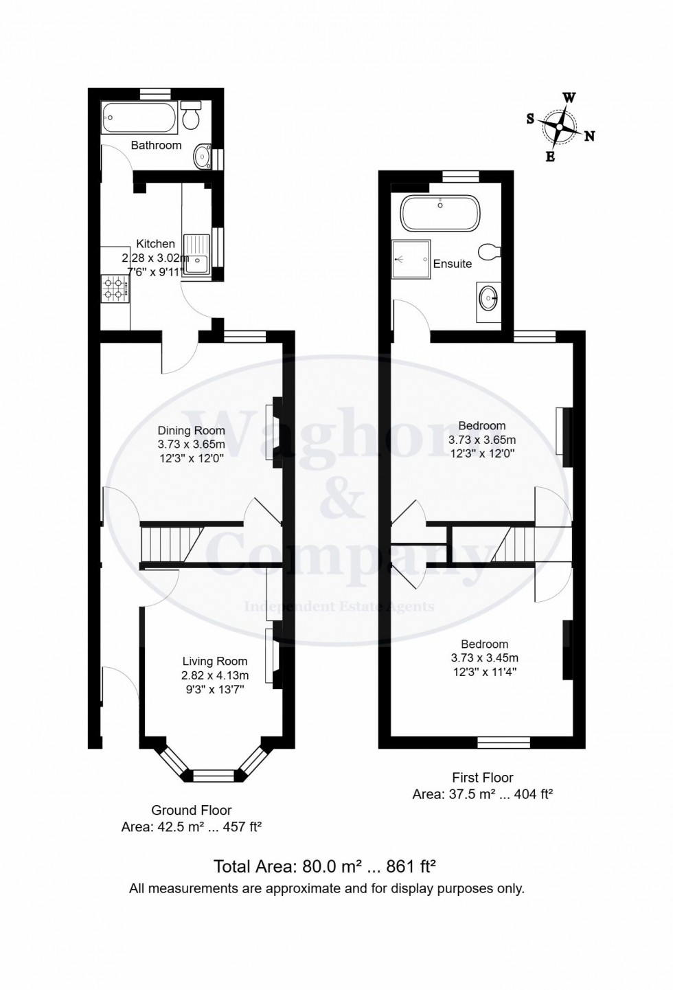 Floorplan for Woodside Road, Tonbridge