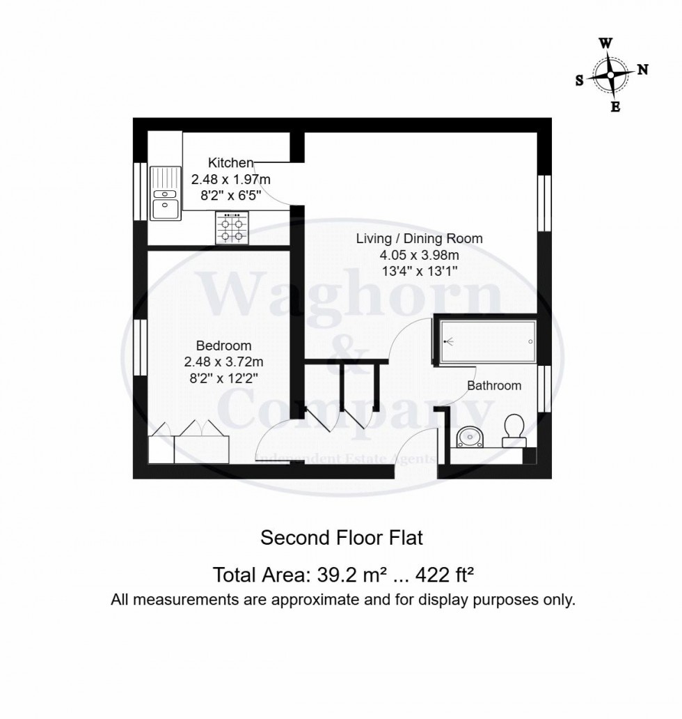 Floorplan for Priory Road, Tonbridge