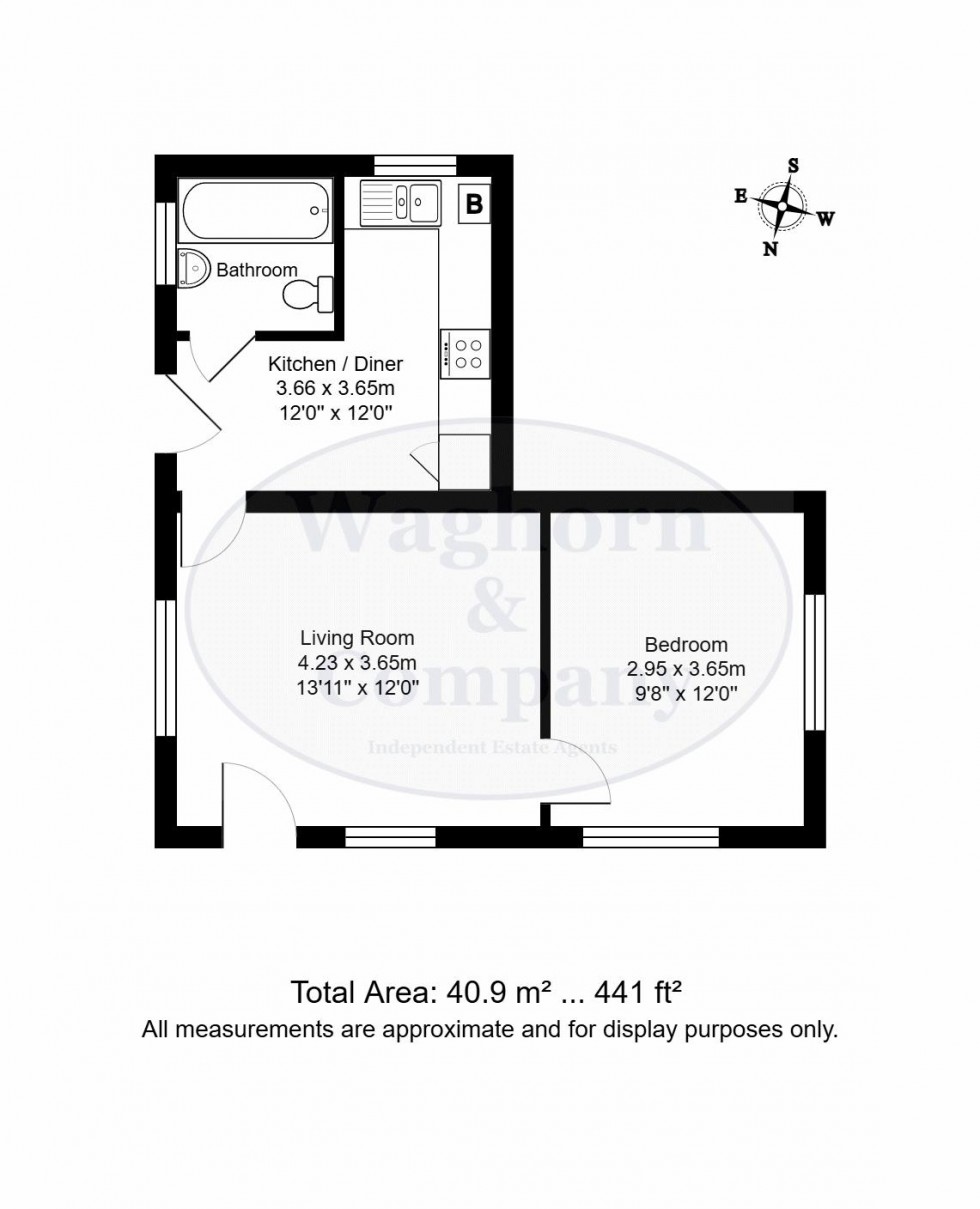 Floorplan for Five Oak Green Road, Tonbridge