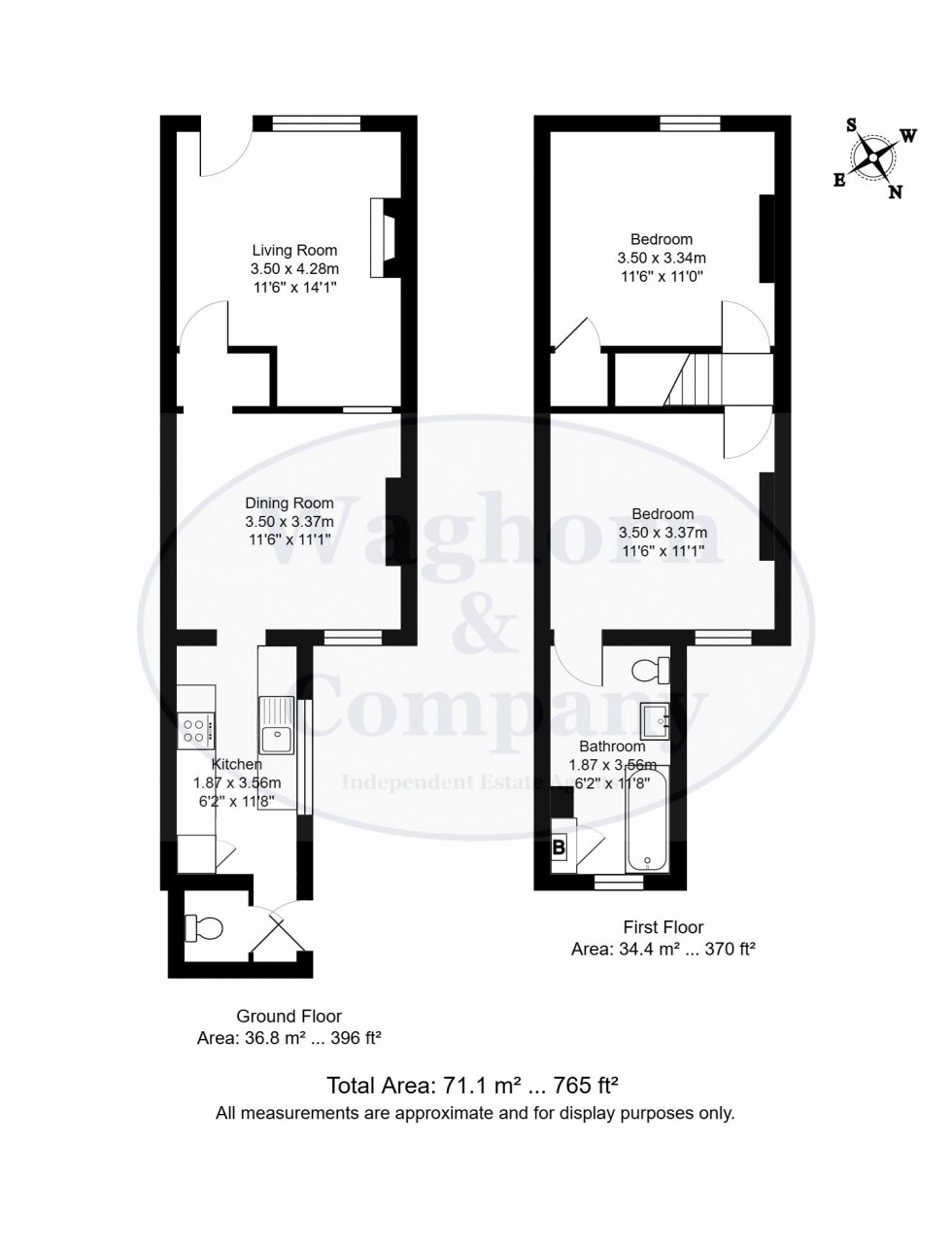 Floorplan for Hawden Road, Tonbridge