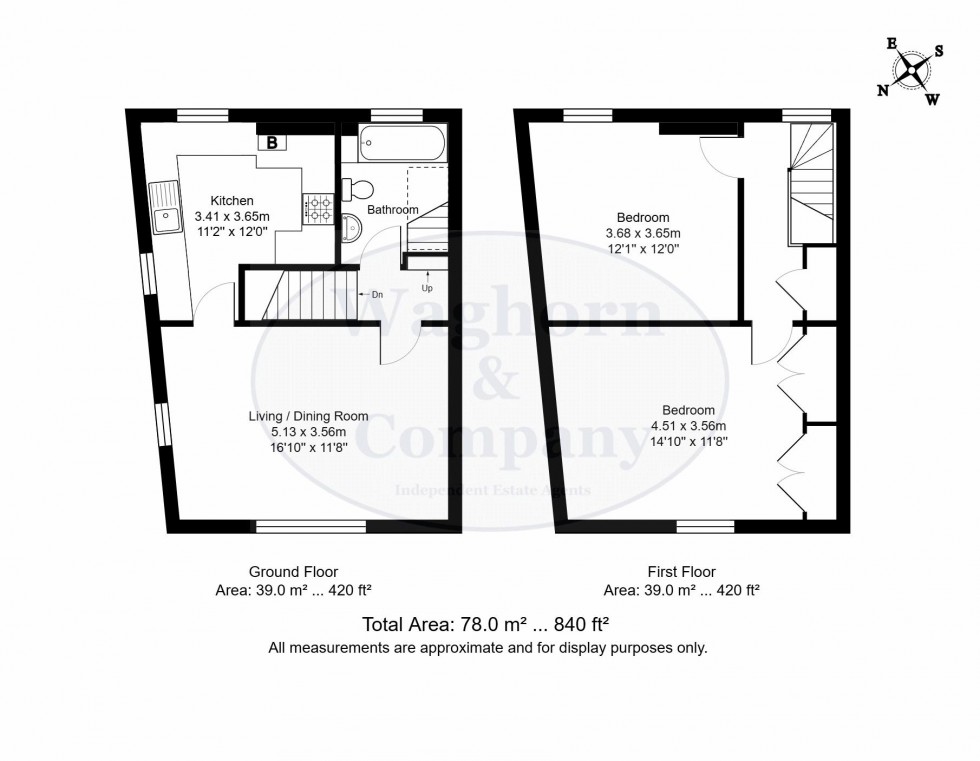 Floorplan for Hadlow Road, Tonbridge