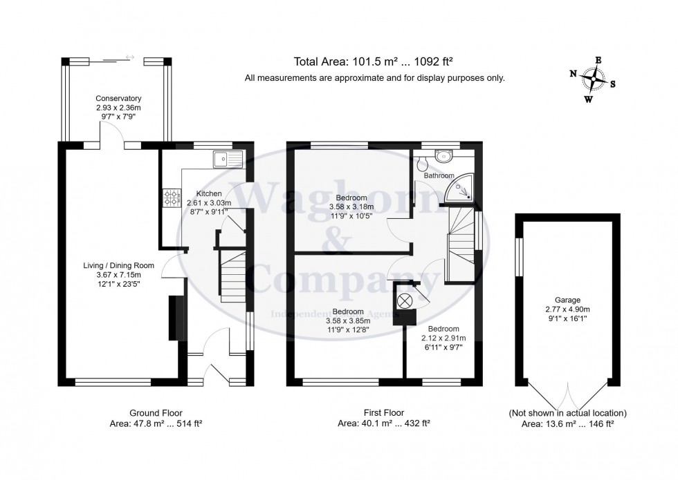 Floorplan for Hopgarden Road, Tonbridge