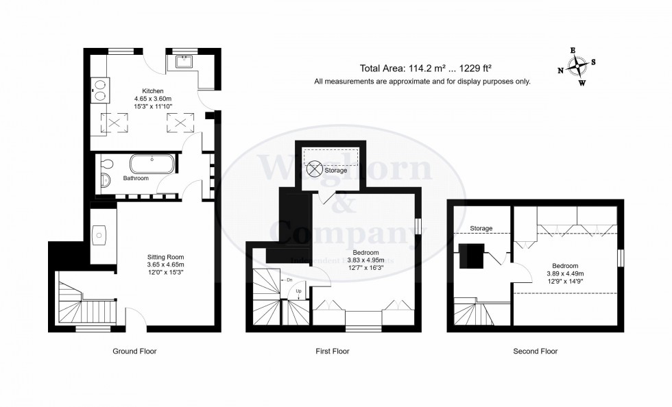 Floorplan for Shipbourne Road, Tonbridge