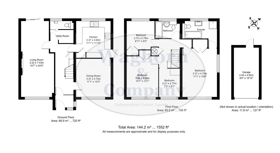 Floorplan for Lockington Close, Tonbridge