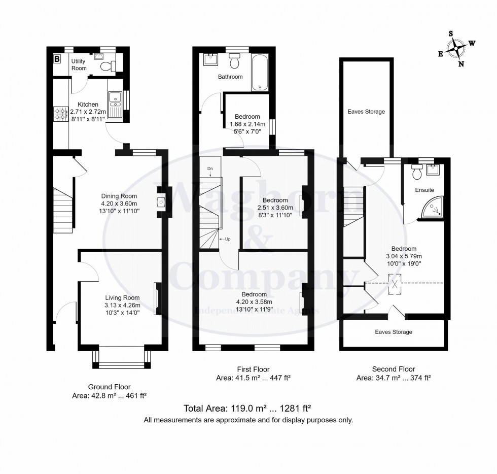 Floorplan for Barden Road, Tonbridge