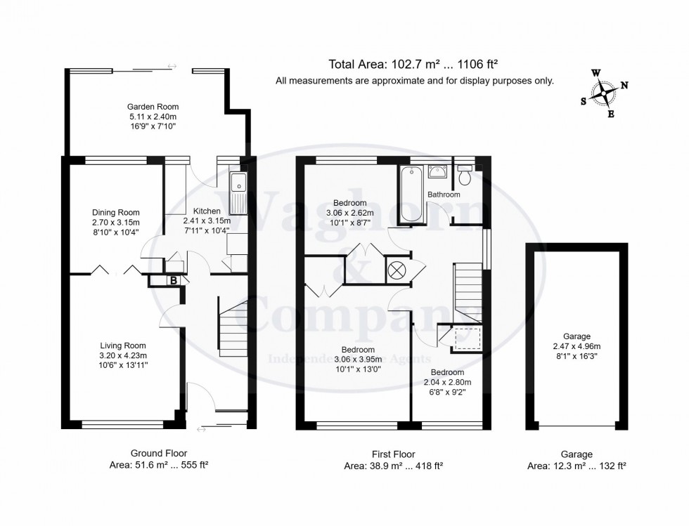 Floorplan for Molescroft Way, Tonbridge