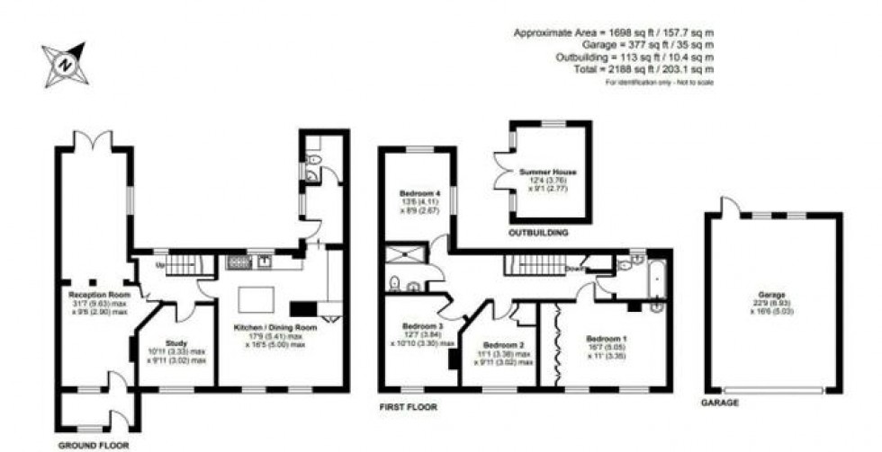 Floorplan for Chaucer Gardens, Tonbridge