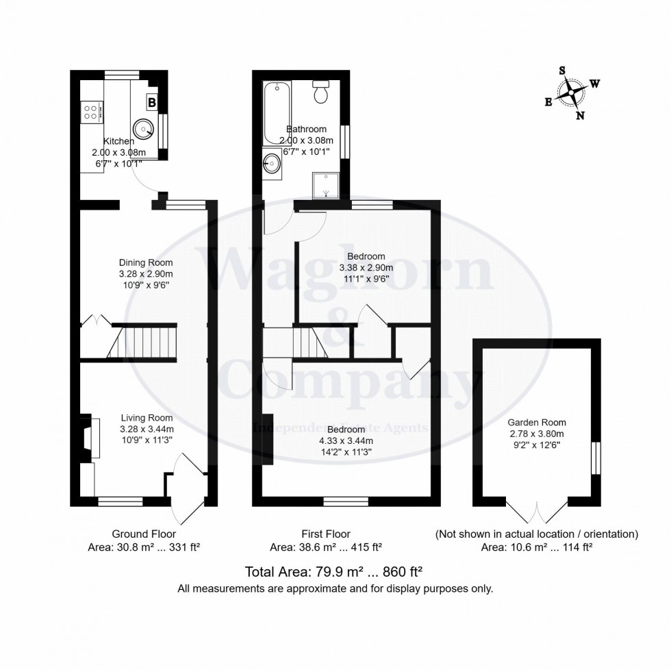 Floorplan for Baltic Road, Tonbridge