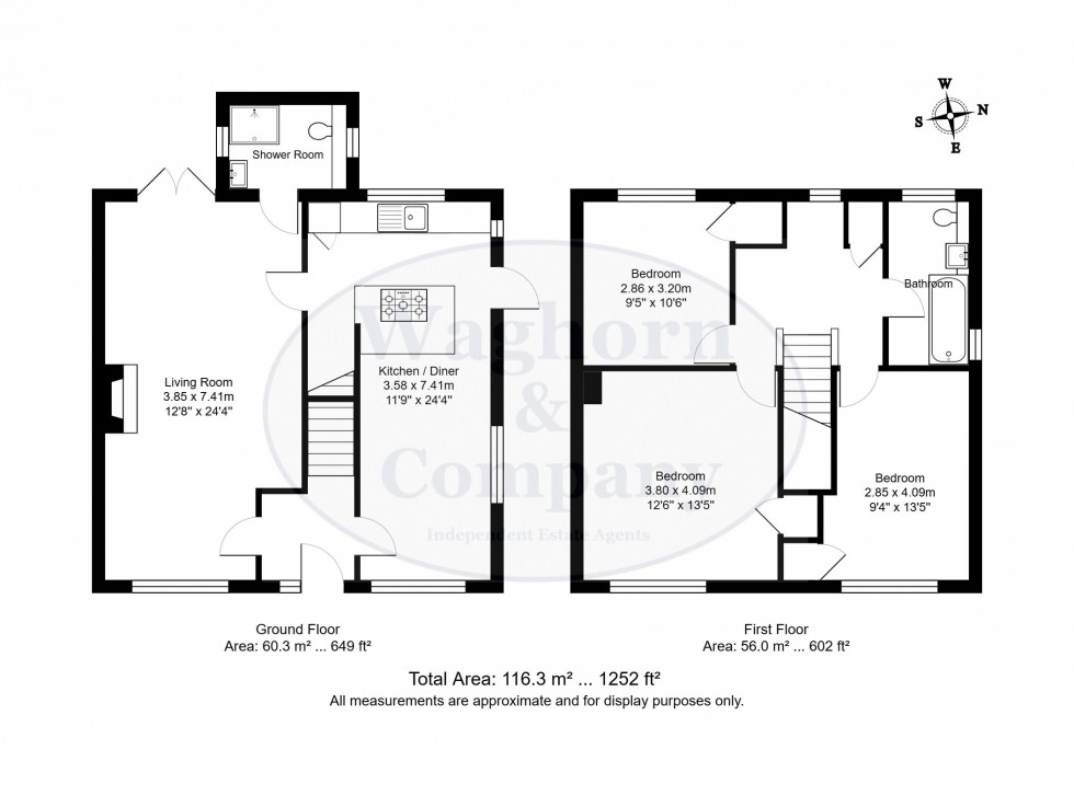 Floorplan for Kiln Lane, Leigh