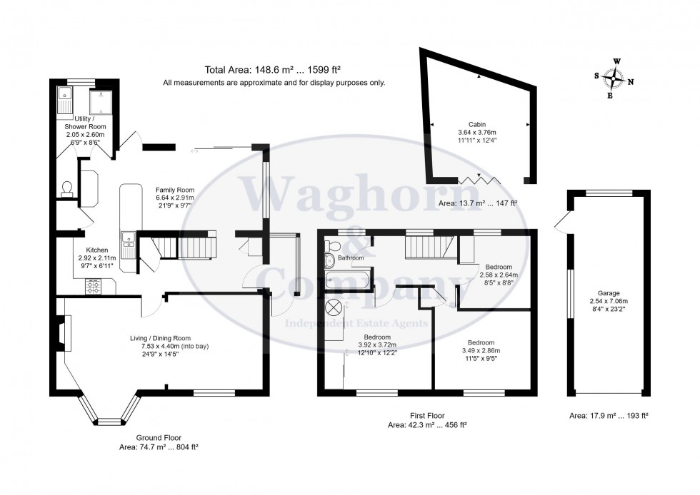 Floorplan for Southdene, Halstead,  Sevenoaks