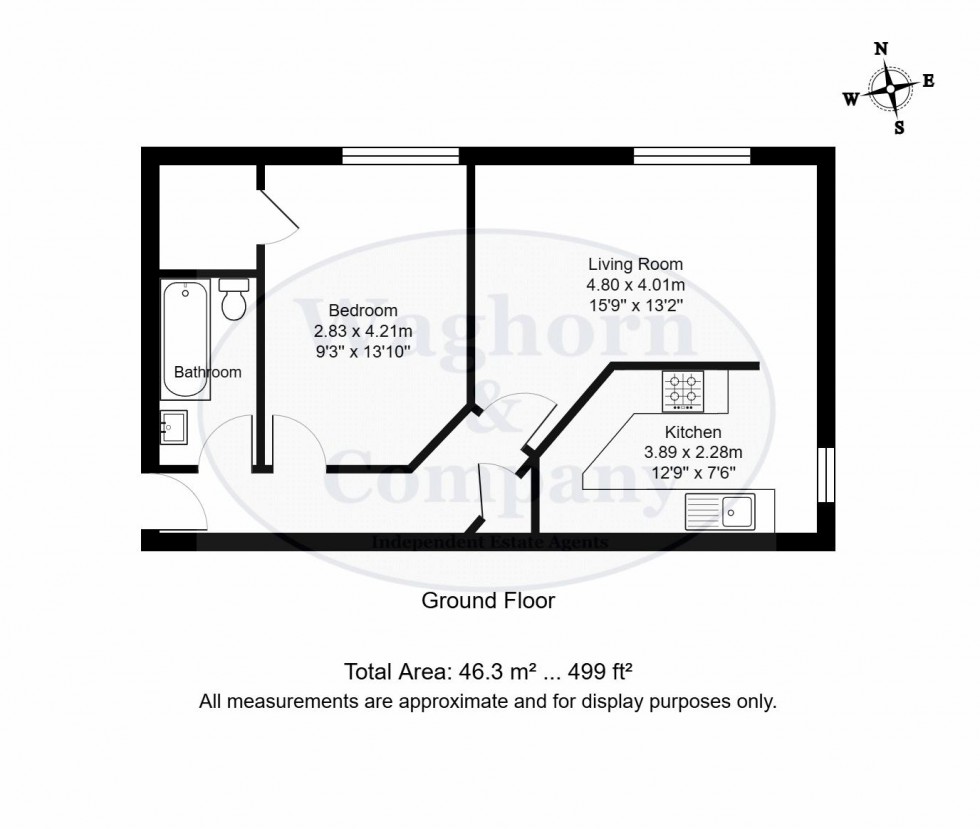 Floorplan for Carpenters Lane, Hadlow