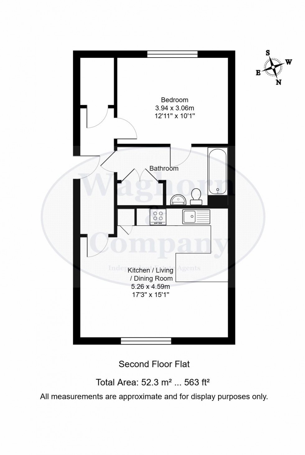 Floorplan for Taylor Close, Tonbridge