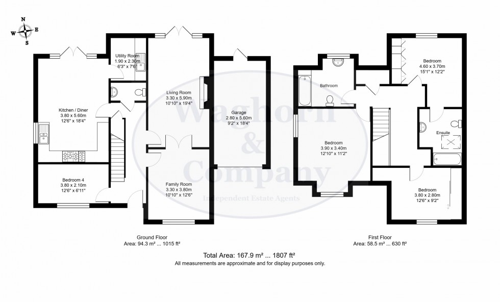 Floorplan for Cage Green Road, Tonbridge