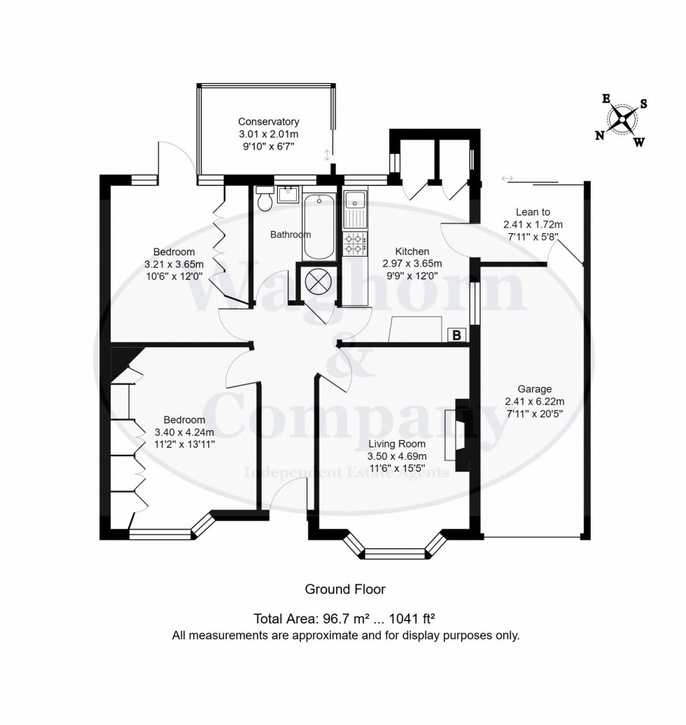 Floorplan for Greentrees Avenue, Tonbridge