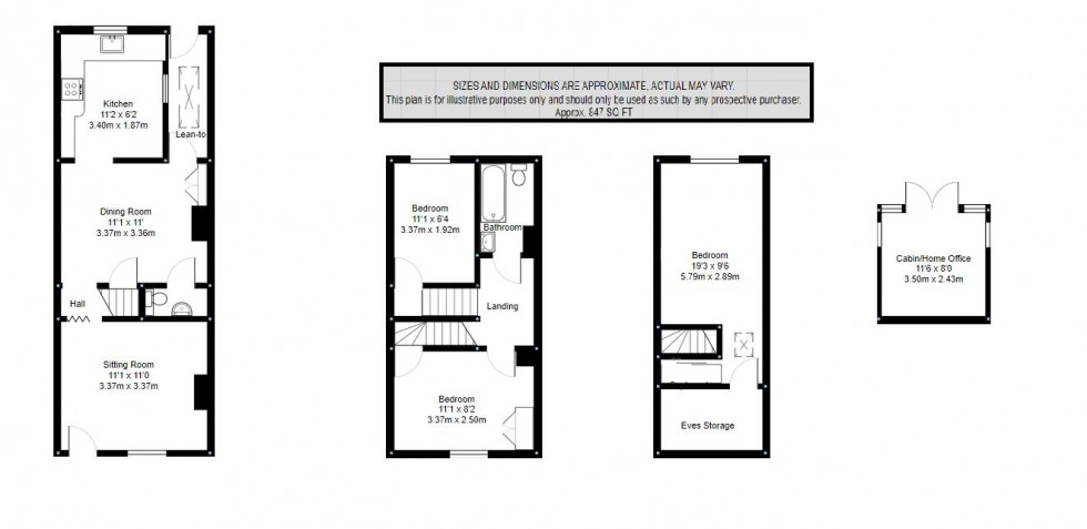 Floorplan for Lodge Road, Tonbridge