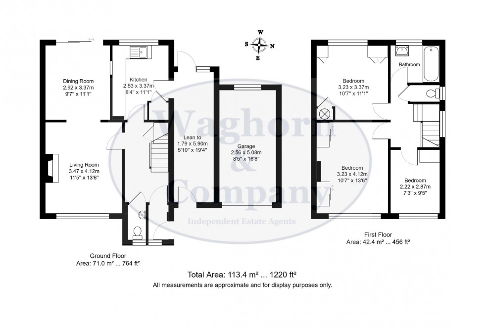 Floorplan for Silverhurst Drive, Tonbridge