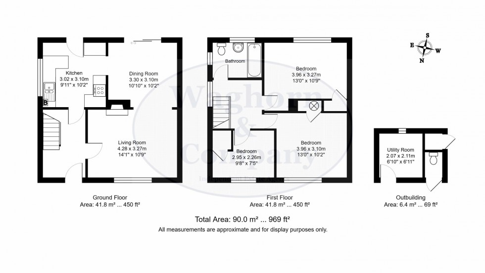 Floorplan for Bishops Oak Ride, Tonbridge