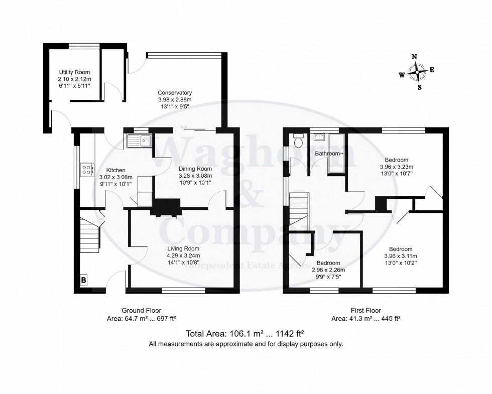 Floorplan for Bishops Oak Ride, Tonbridge