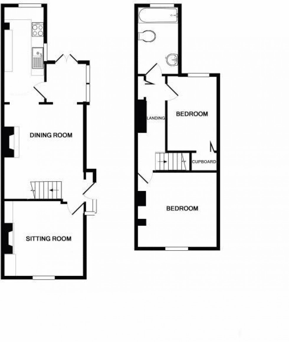 Floorplan for Woodside Road, Tonbridge