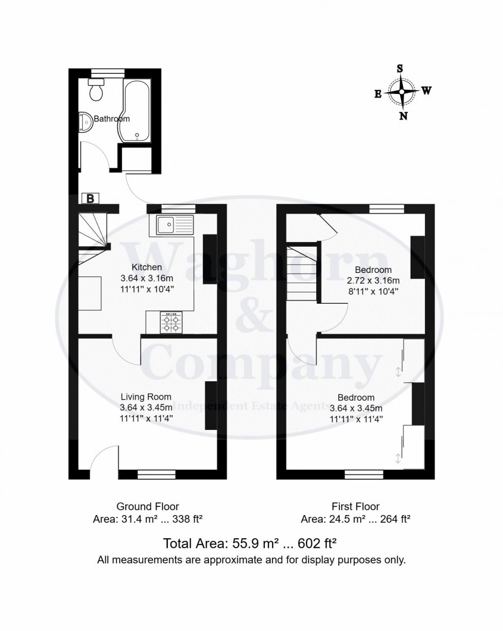 Floorplan for Vale Road, Tonbridge