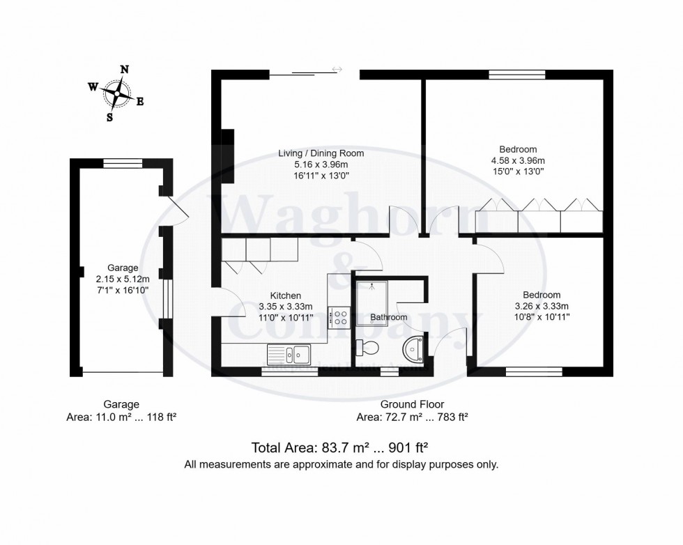 Floorplan for Brookmead, Hildenborough