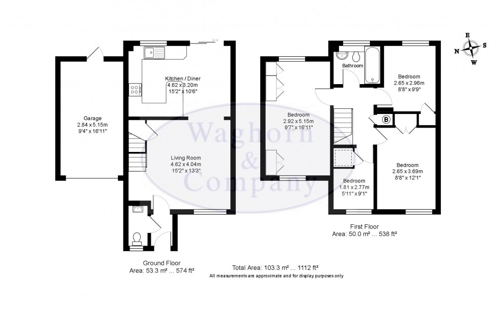 Floorplan for Douglas Road, Tonbridge